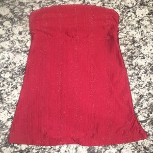 Sparkly Strapless Express Top